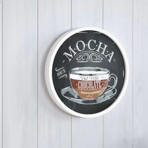 Two HBCY Creations Round 12” Chalkboards, Whitewash, Magnetic, New